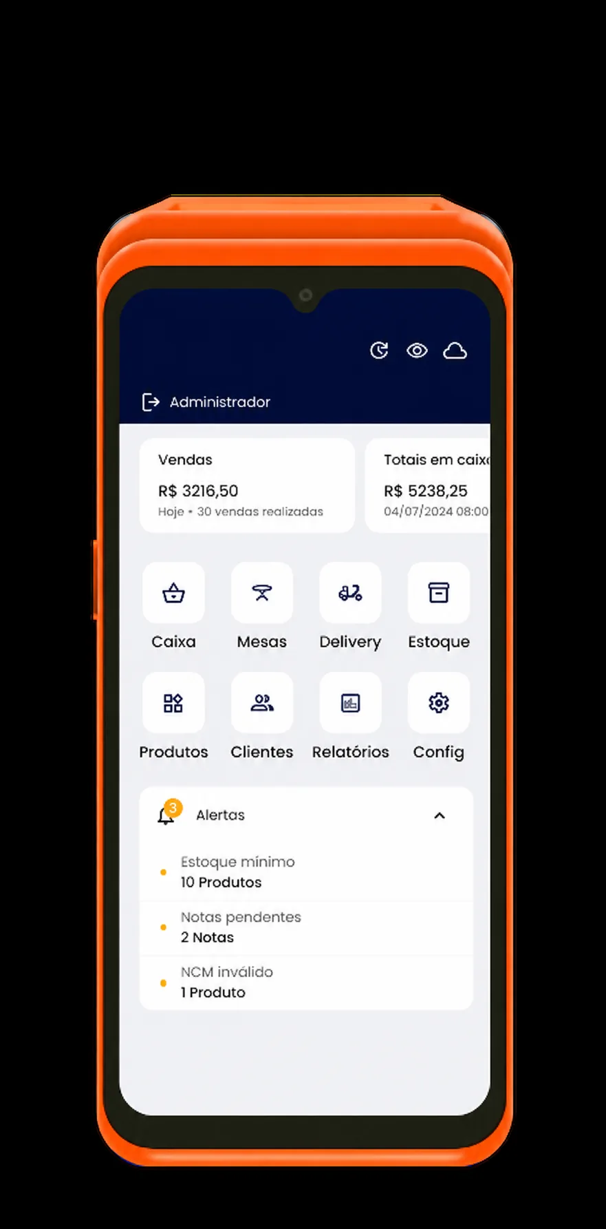 PDV+ rodando na Rede Laranjinha Smart