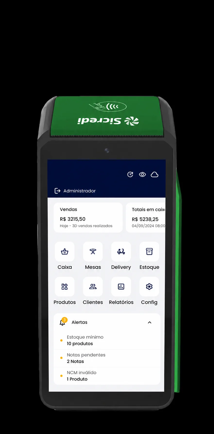 PDV+ rodando na Sicredi Smart