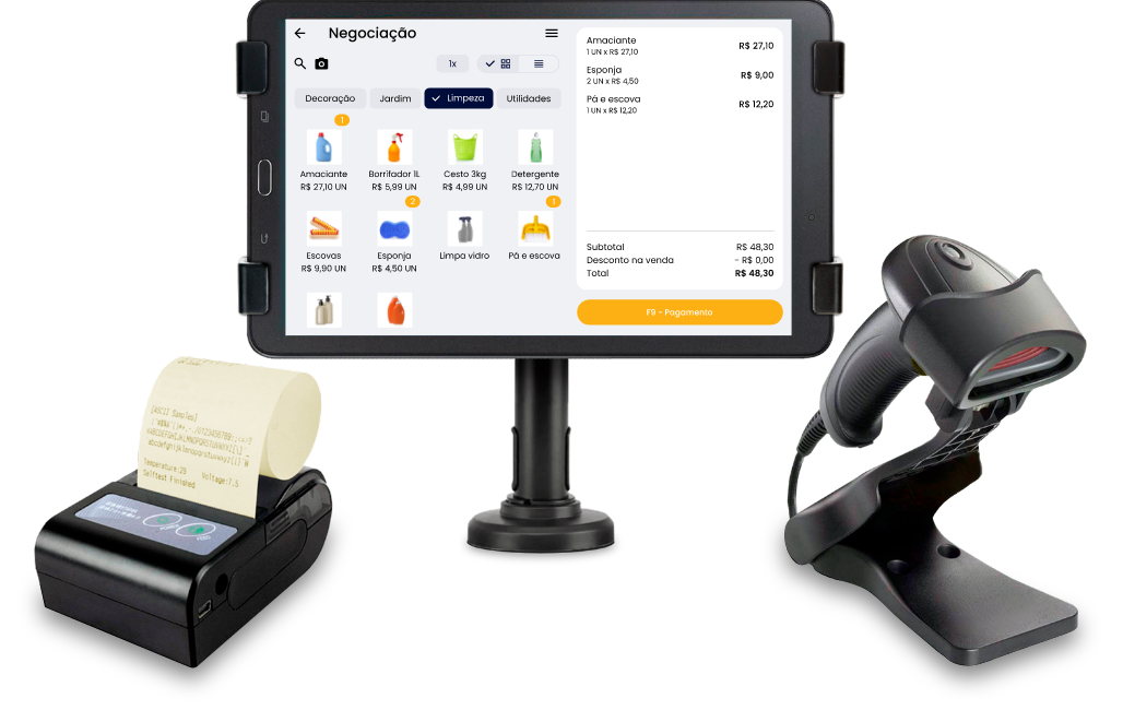 PDV Plus — telas do sistema